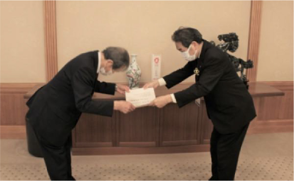 御下賜金の拝受